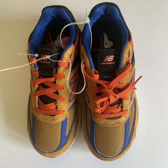 New Balance 990V5 Brown Orange Blue Men’s/Youth 4 - Picture 2 of 8